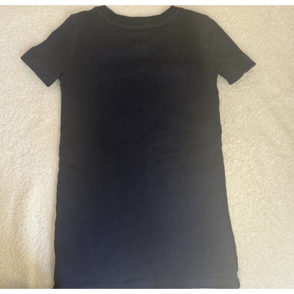 Gap Toddler Girls 4t/XS Navy Dress With Reversible Sequin Logo Short Sleeves - Picture 5 of 10